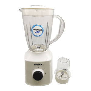 A sleek Nikura Blender AB167A1 displayed on a clean kitchen countertop.