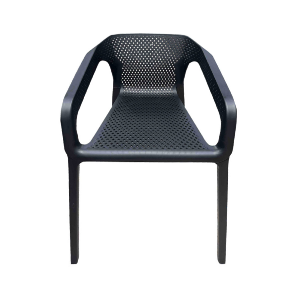 Shinning Casual Plastic Chair Black