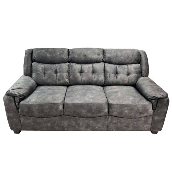 Koumo 3 Seater Sofa Grey Velvet | Redwave Online