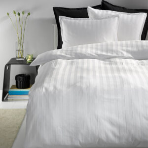 Shinning 100% Cotton Stripes King Bedding Set