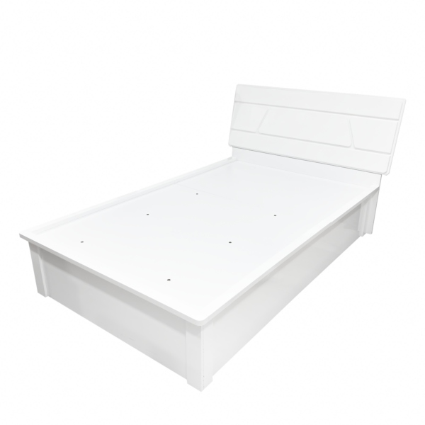 Bed Gloss White Hydrolic Storage Double Size 4' x 6'.6" Model: BS-5500B