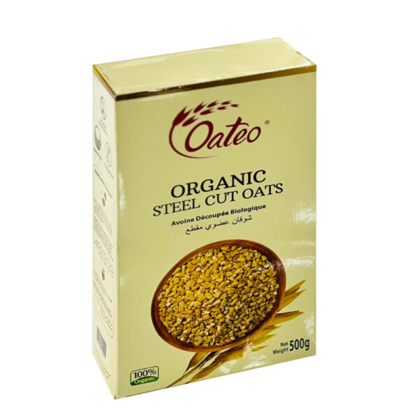 Oateo Organic Steel Cut Oats 500g