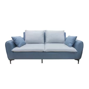 Shinning Sofa 2 Seater Colour:Cream&Dark Blue Model: KL06 Size:160*80*90Cm