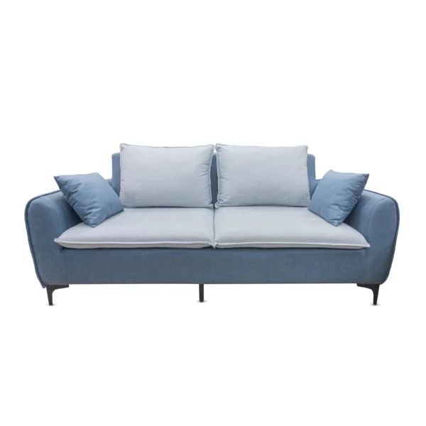 Shinning Sofa 2 Seater Colour:Cream&Dark Blue Model: KL06 Size:160*80*90Cm