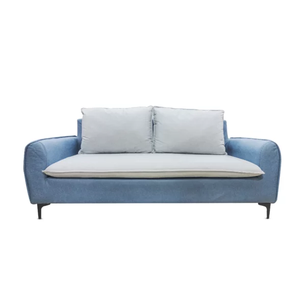 Shinning 3Seater Leather Sofa Model:KL21-07 Colour:Grey Blue