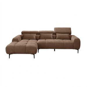Koumo Corner Sofa-Left Sectional Model: KM-192317 Brown