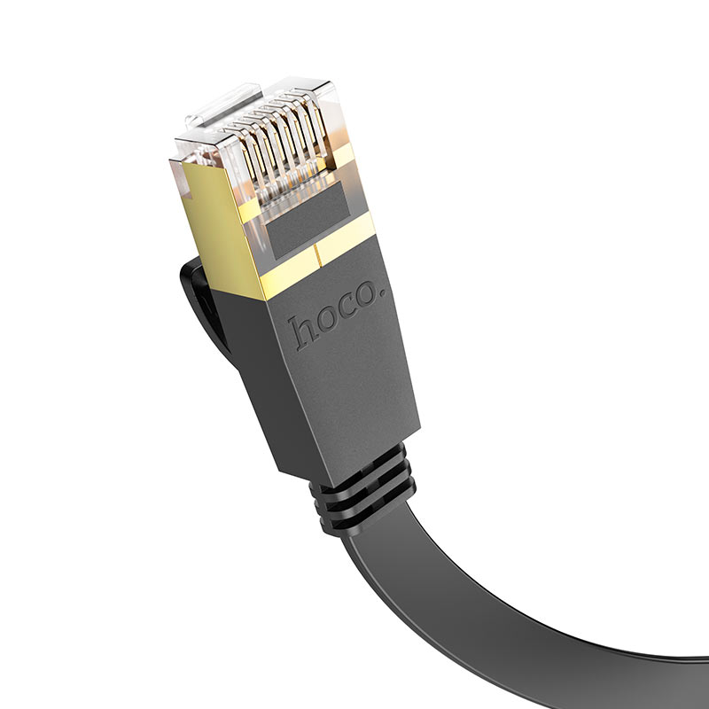 Hoco US07 10M General Pure Copper Flat Network Cable - Image 3