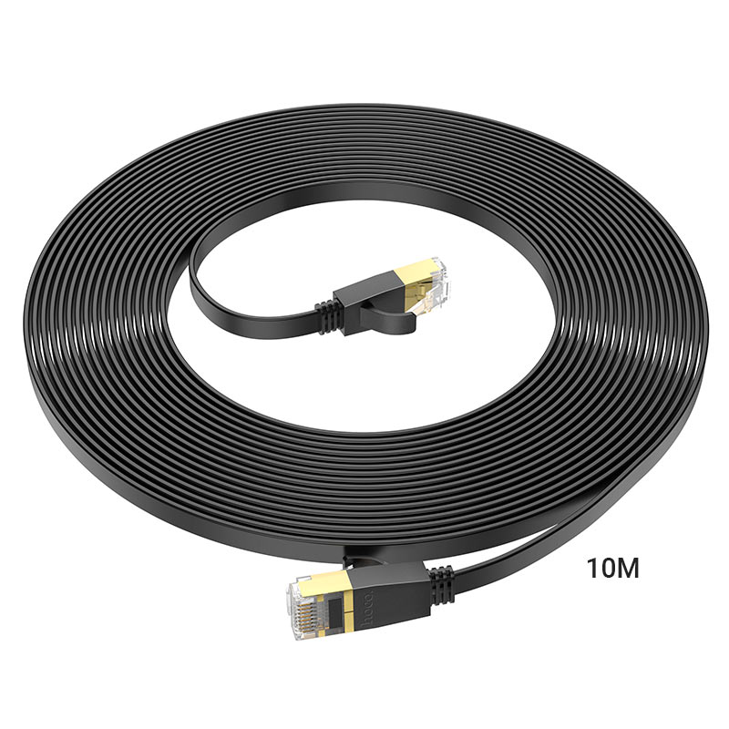Hoco US07 10M General Pure Copper Flat Network Cable