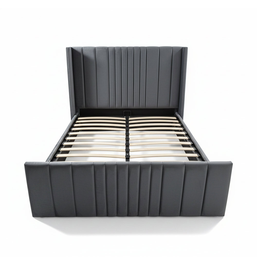 Cushion Bed Queen Size:150X190Cm With Storage Model:4465-1G