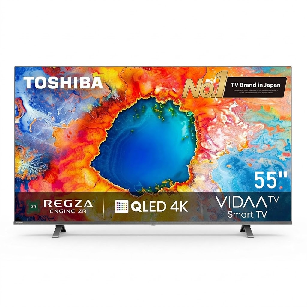 Toshiba 55" 4K QLED VIDAA TV - 55C450NP