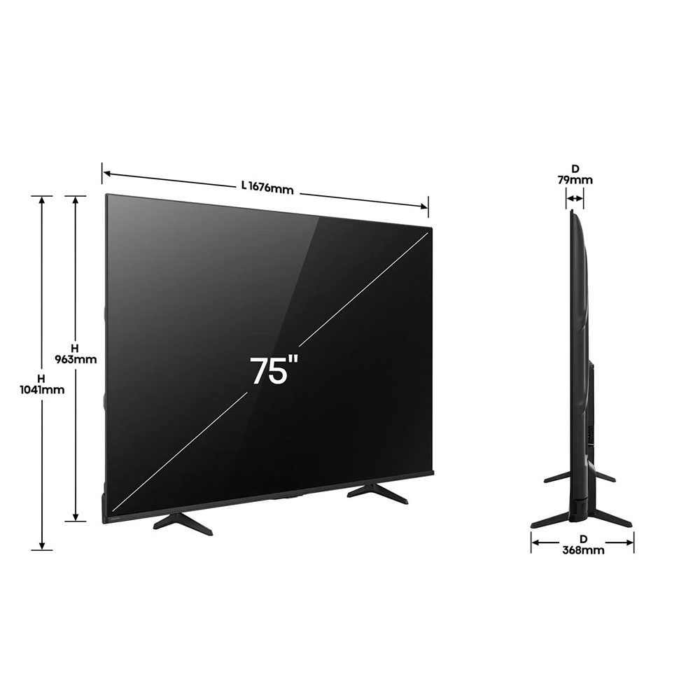 Hisense 75" UHD 4K VIDAA Smart TV - 75A6Q - Image 7