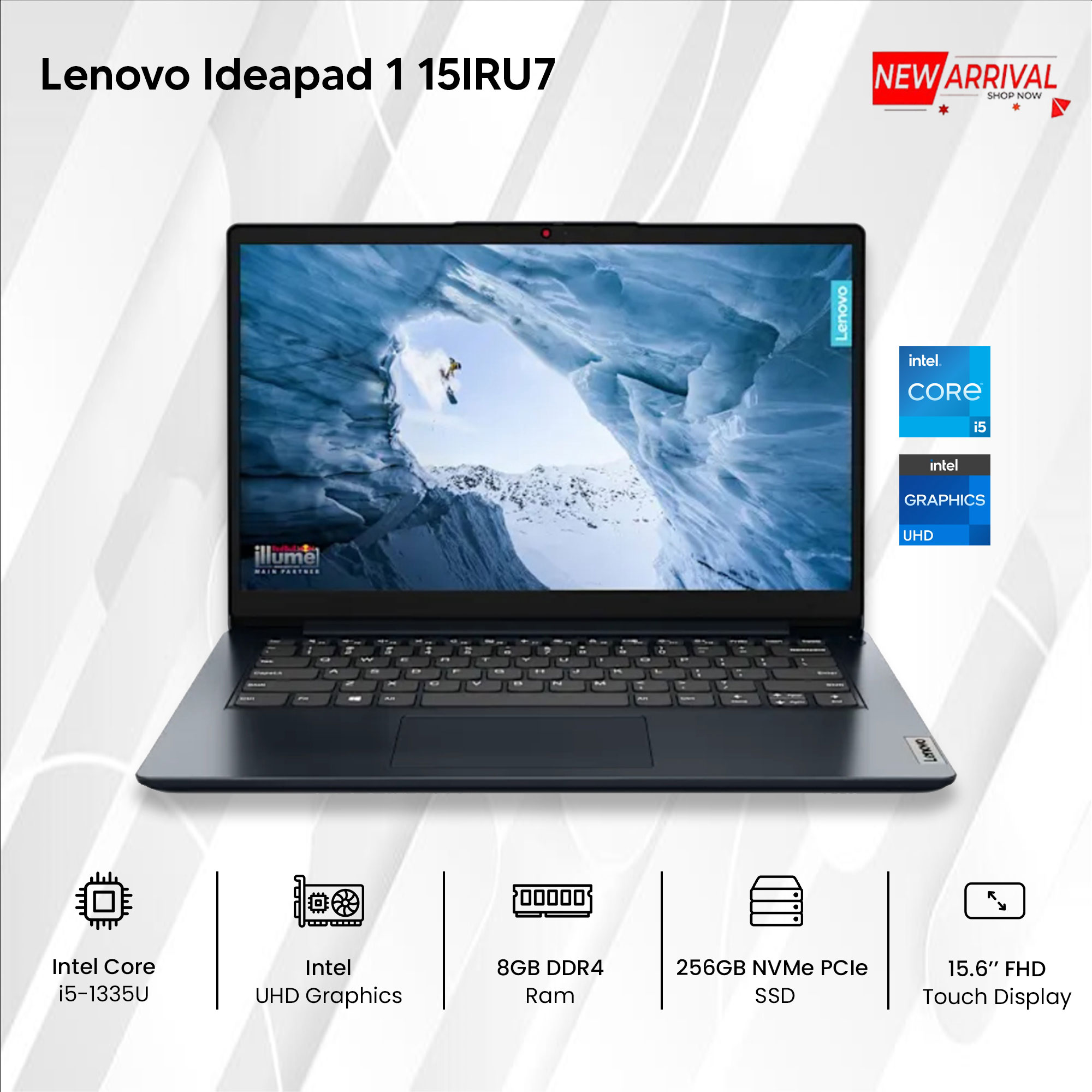 Lenovo IdeaPad 1 15IRU7 Laptop Abyss Blue