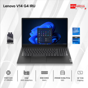 Lenovo V14 G4 IRU Intel Core i7-13620H, 8GB RAM, 256GB SSD, 14'' FHD, Windows 11, Business Black Laptop