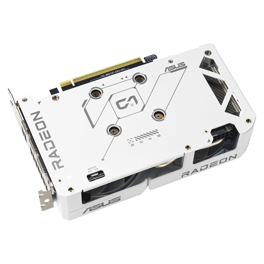 ASUS Dual Radeon RX 9060 XT 16GB White Edition Graphics Card